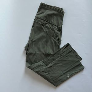 lululemon Sage Green Fast & Free Cropped Pants